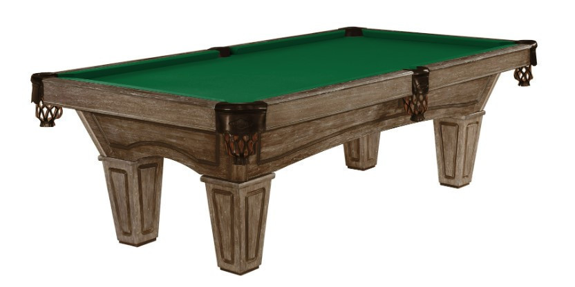 Brunswick Allenton Slate Pool Table in Rustic Dark Brown - Sawyer