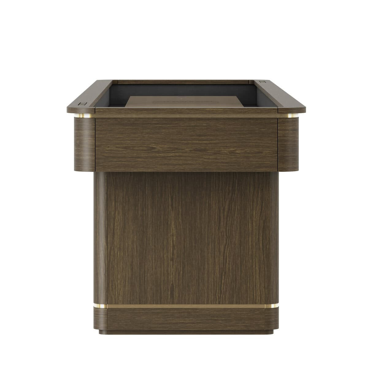 Deco Shuffleboard Table in Brushed Greige | Plank & Hide | Sawyer