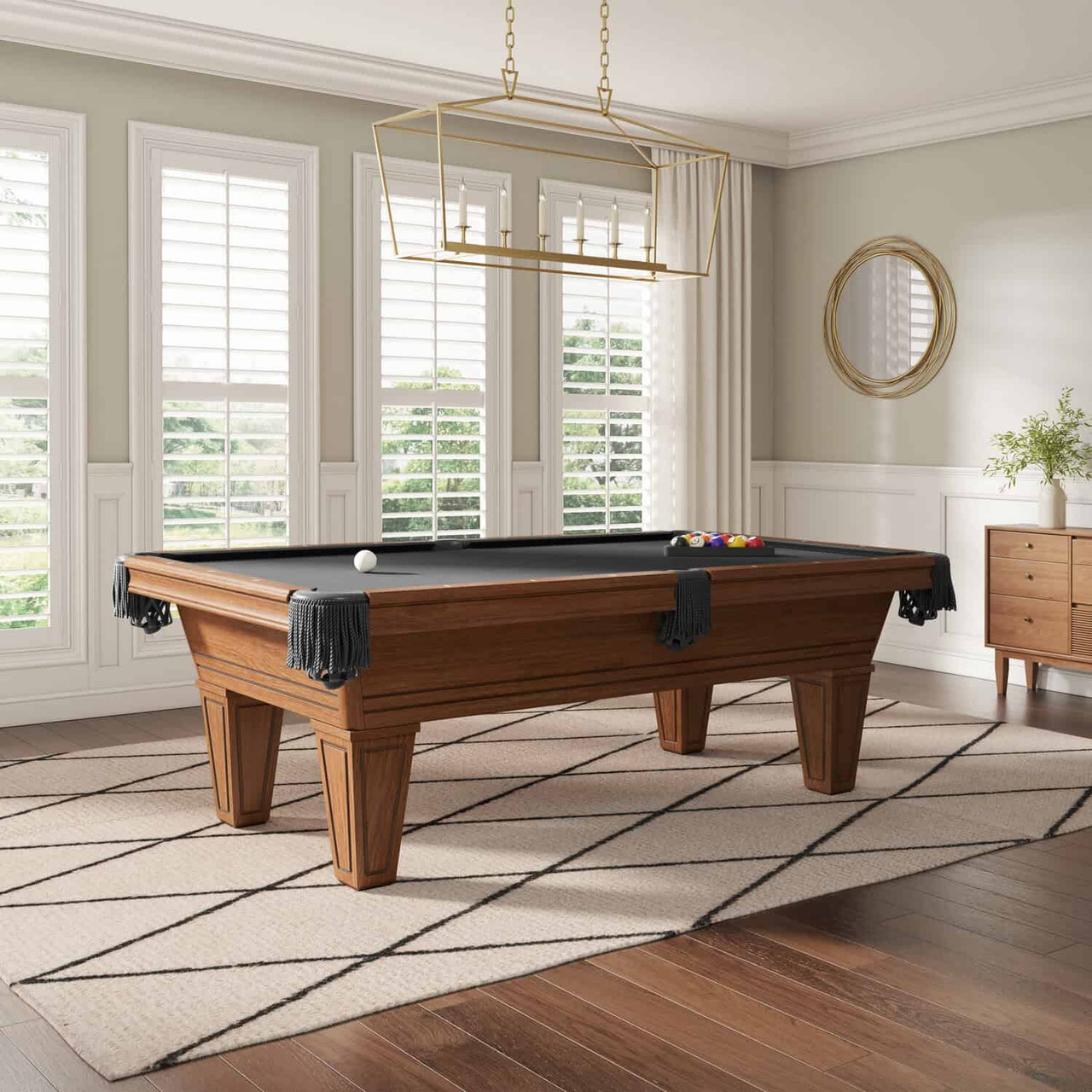 The Carrigan Slate Billiard Table by Nixon Billiards | Navajo