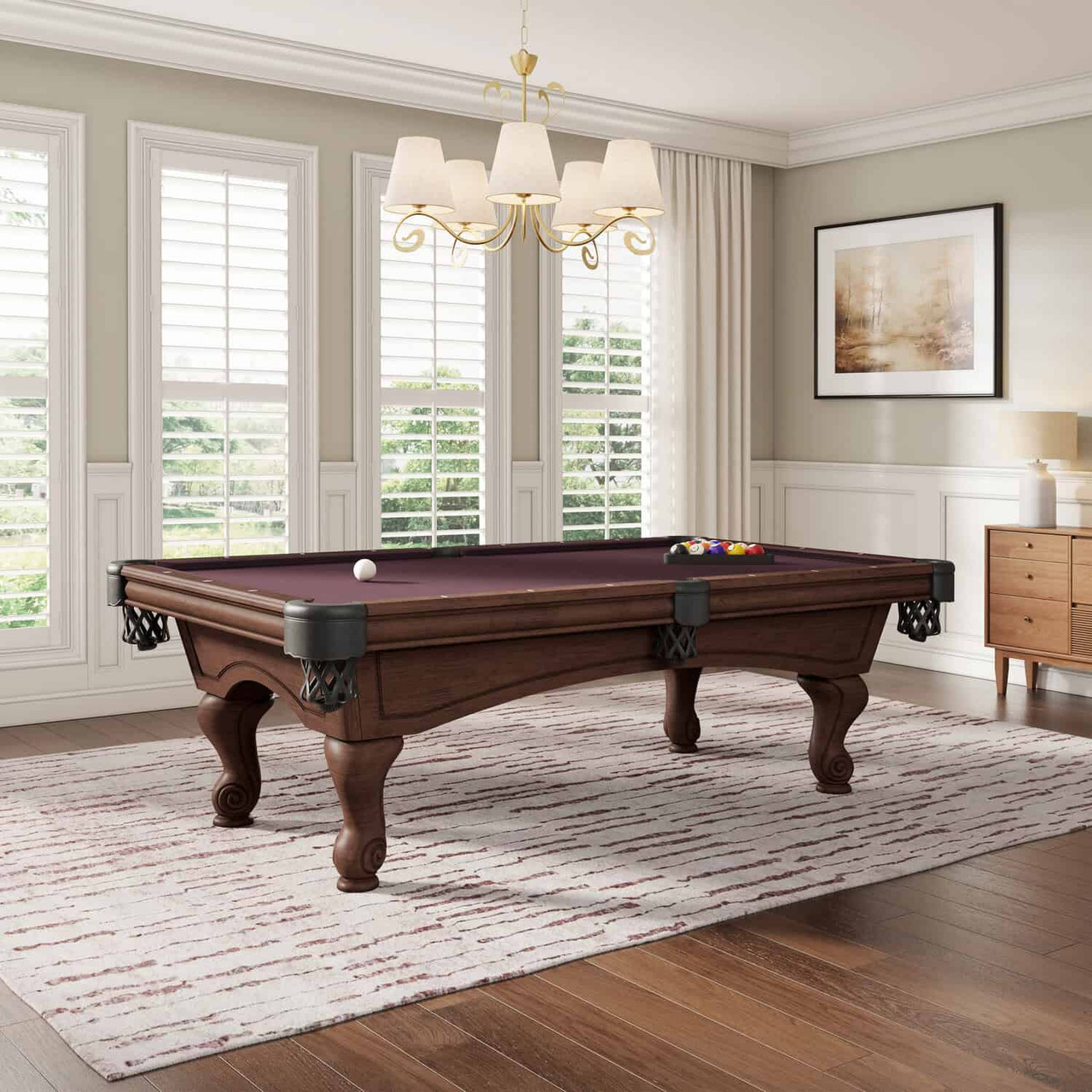 Maddie Slate Pool Table by Nixon Billiards | 3-Piece Slate