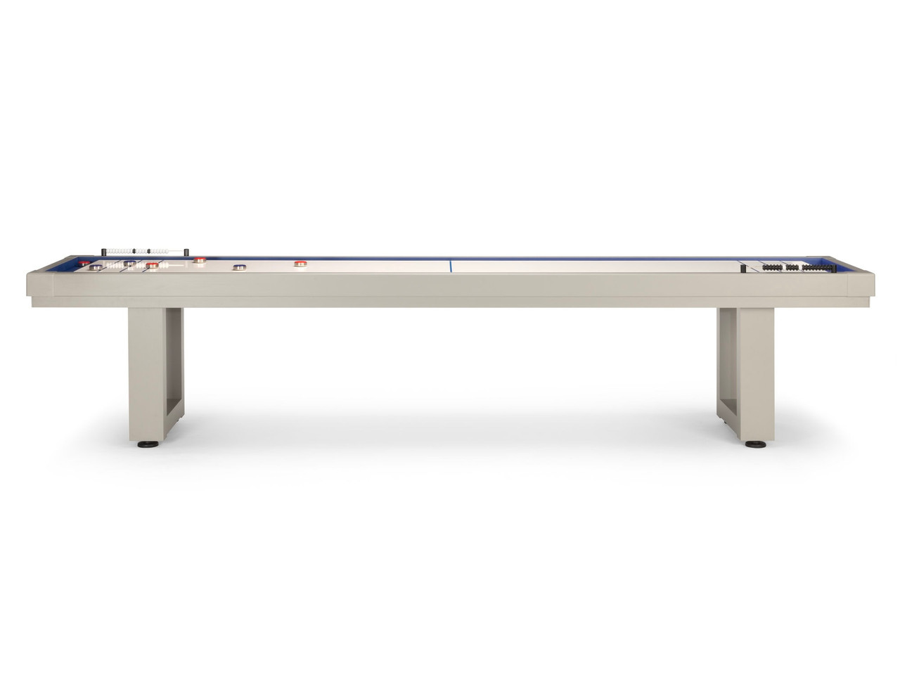 Lanai Outdoor Shuffleboard Table – Oyster Grey | 9' & 12' | Sawyer
