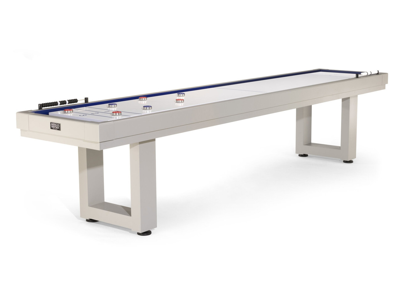 衣更真緒 shuffle casual 79個 Lanai Outdoor Shuffleboard Table – Oyster Grey | 9' & 12' | Sawyer