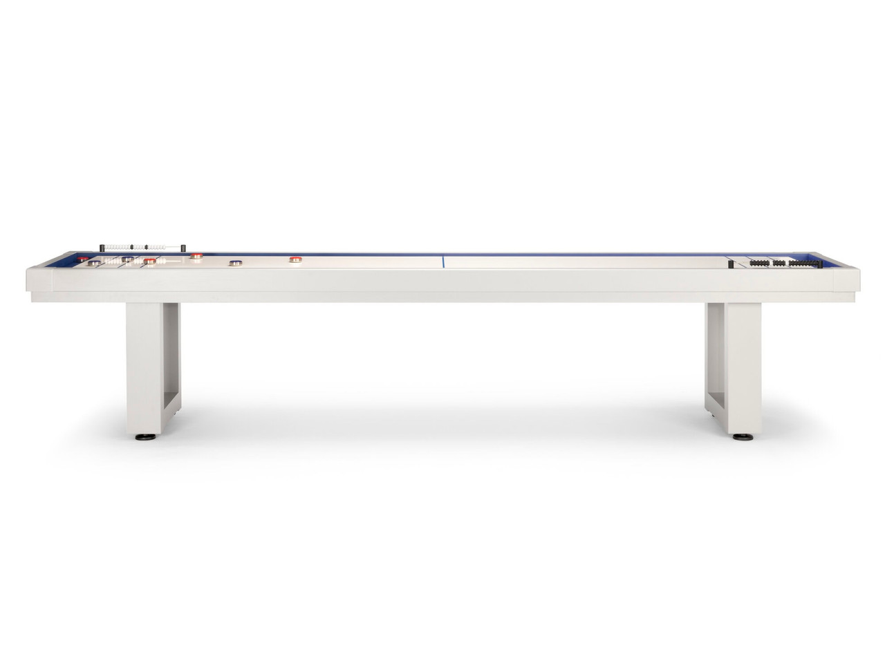 Lanai Outdoor Shuffleboard Table – Pearl White | 9' or 12