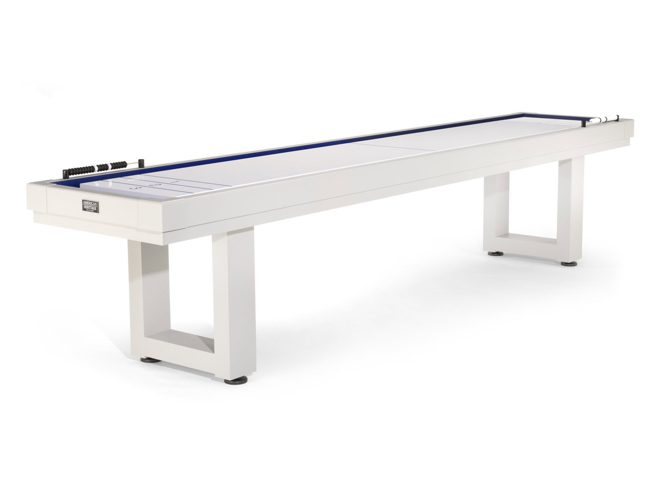衣更真緒 shuffle casual 79個 Lanai Outdoor Shuffleboard Table – Pearl White | 9' or 12