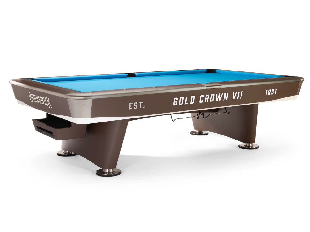 TBS BILLIARD TBS-7000 GRAPHITE ビリヤード キュー Gold Crown VII 9' Tournament Edition Pool Table - Sawyer Twain