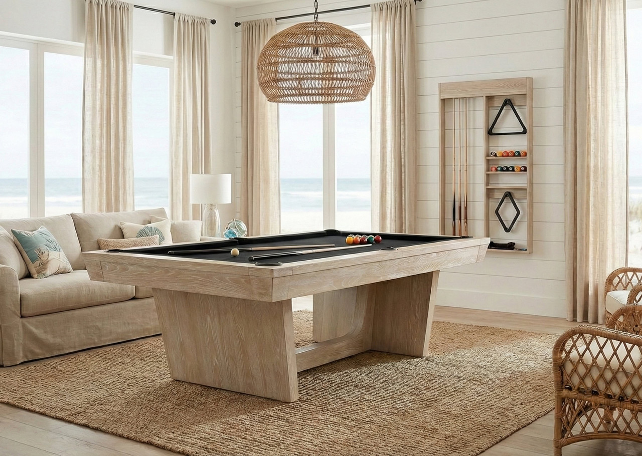Doc & Holliday Kaci Slate Pool Table - Natural Ash | Sawyer Twain