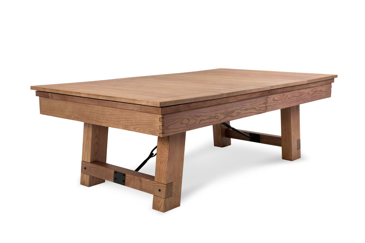 Isaac 8 Ft Slate Pool Table – Honey Ash | Plank & Hide | Sawyer Twain