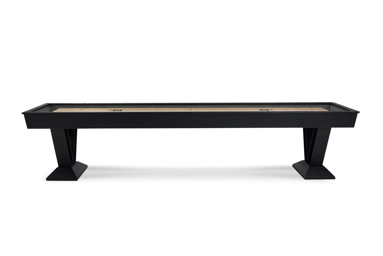 Savant 12' Shuffleboard Table in Black Ash | Doc & Holliday