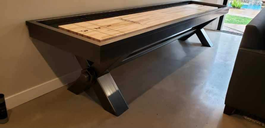 カウンターテーブル・ハイテーブル WTW MARVERICKS TABLE Maverick Shuffleboard Table | 9', 12', 14' | Shop At SawyerTwain