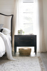 Hooker Furniture Ciao Bella Two-Drawer Nightstand- Black