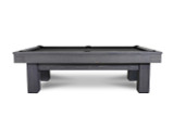 Doc & Holliday Dallas Slate Pool Table, modern pool table with slate surface and dark wood finish.