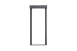 Doc & Holliday Natural Wall Cue Rack, modern black wooden cue stick holder for billiards or pool cues.