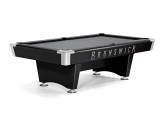 Brunswick Billiards Brunswick Black Wolf Pro Slate Pool Table in Matte Black, sleek and modern recreational game table with a matte black finish and sturdy construction.