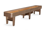 Brunswick Billiards Brunswick Andover II Shuffleboard Table, rustic dark brown finish, available in 12 or 14 feet length.