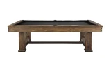 Playcraft Rio Grande Slate Pool Table | Weathered Bark, sturdy wooden pool table with a slate playing surface and weathered bark finish.