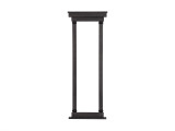 Plank & Hide Co Plank & Hide Billiards Cue Wall Rack in Distressed Black, a sleek and stylish cue wall rack with a rustic distressed black finish designed for billiards cues.