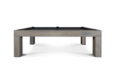 Doc & Holliday The Natural Slate Pool Table, modern billiards table with a wooden finish and black felt playing surface.