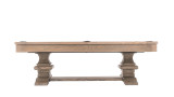 Plank & Hide Co Plank & Hide Beaumont Pool Table & Shuffleboard, wooden table for billiards and shuffleboard games.