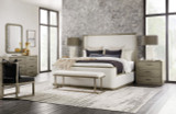 Hooker Furniture Linville Falls Boones King Upholstered Shelter Bed
