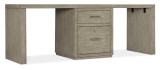 Hooker Furniture Linville Falls 84" Desk with One Centered File