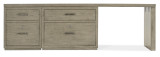 Hooker Furniture Linville Falls 96" Desk with File and Lateral File