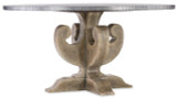 Hooker Furniture Boheme Ascension 60in Zinc Round Dining Table