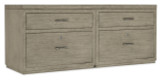Hooker Furniture Linville Falls 72" Credenza with Two Lateral Files