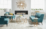Hooker Furniture Melange Corrina Round Lamp Table