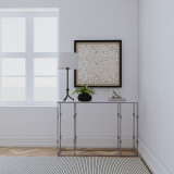 Hooker Furniture Commerce & Market Small Stone and Metal Console