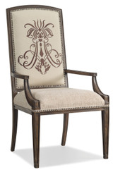 Hooker Furniture Rhapsody Insignia Arm Chair - 2 per carton/price ea