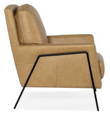 Hooker Furniture Amette Metal Frame Club Leather Chair