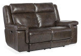 Hooker Furniture Montel Lay Flat Power Loveseat with Power Headrest & Lumbar
