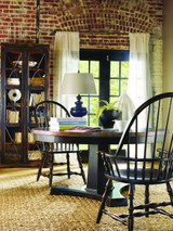 Hooker Furniture Sanctuary Two-Door Thin Display Cabinet - Ebony