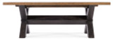 Hooker Furniture Big Sky Trestle Dining Table w/2-20in leaves
