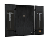 American Heritage Alta Dartboard Cabinet in Black Ash