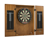 American Heritage Alta Dartboard Cabinet in Brushed Walnut