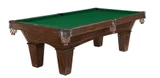 Brunswick Billiards Brunswick Allenton Slate Pool Table in Tuscana, traditional design, wooden frame, green felt playing surface, sturdy legs.