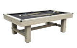 Playcraft Bryce - 7' Wood Bed Drop Pocket Pool Table w/ Playing Equip, Beach w/ Black Cloth