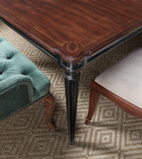 Hooker Furniture Charleston Rectangle Leg Dining Table w-2-22in leaves