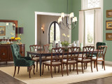 Hooker Furniture Charleston Rectangle Leg Dining Table w-2-22in leaves