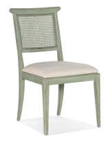 Hooker Furniture Charleston Upholstered Seat Side Chair in Verdigris Green (2 per carton/price ea)