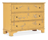 Hooker Furniture Charleston Three-Drawer Accent Chest in Yellow