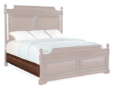 Hooker Furniture Charleston King Panel Bed in Brown