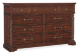 Hooker Furniture Charleston Nine-Drawer Dresser