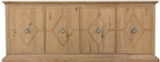 Hooker Furniture Driftwood Light Wood Entertainment Credenza