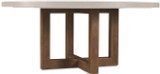 Hooker Furniture Driftwood 72in Medium Wood Round Dining Table