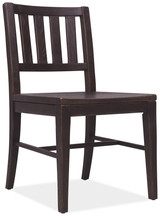 Hooker Furniture Driftwood Splatback Burnt Timber Side Chair