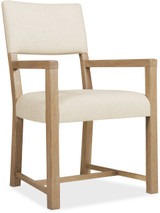 Hooker Furniture Driftwood Upholstered Arm Chair in Buckboard