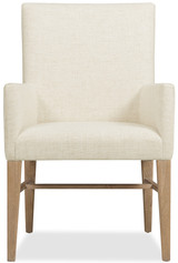Hooker Furniture Driftwood Upholstered Light Wood Arm Chair