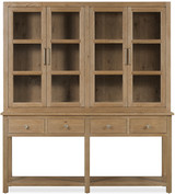 Hooker Furniture Driftwood Light Wood Display Sideboard